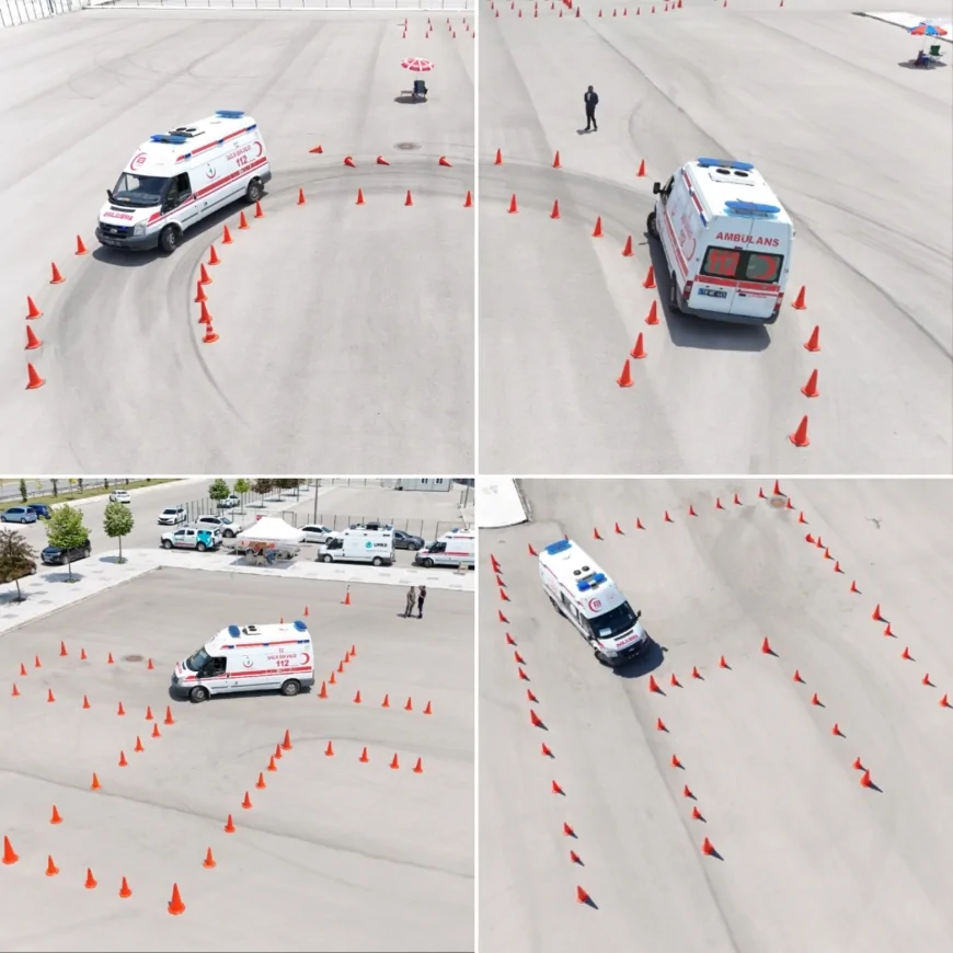 Çorum’da Ambulans Sürüş Güvenliği Eğitimi Düzenlendi, Acil Sağlık Hizmetlerinde Güvenlik Vurgusu Yapıldı