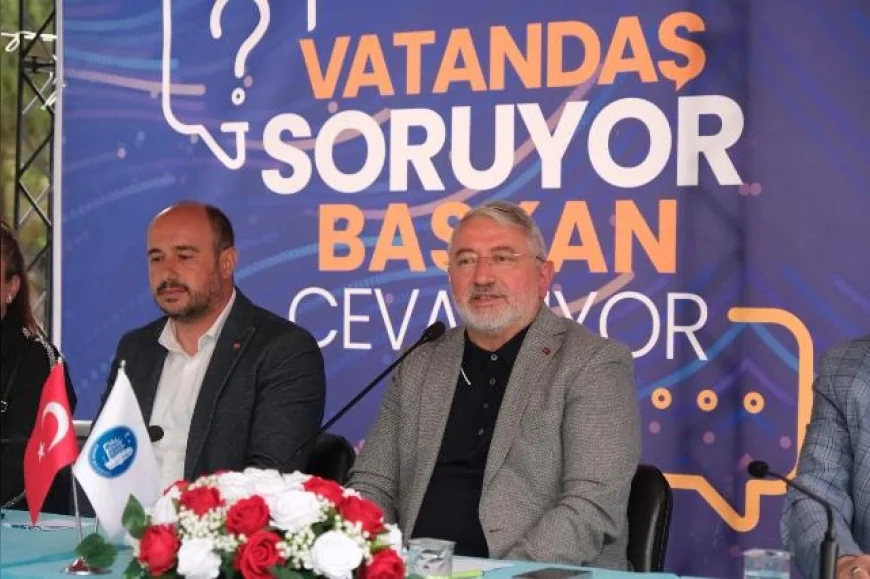Çorum Belediye Başkanı Dr. Halil İbrahim Aşgın Pirbaba Parkı’nda vatandaşların talep ve önerilerini dinledi