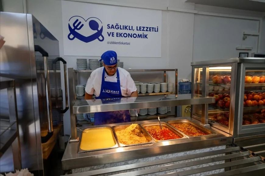 İzmir Büyükşehir Belediyesi Konak Levent’te yedinci Kent Lokantası’nı açtı, dört çeşit yemek 25 liradan sunuluyor