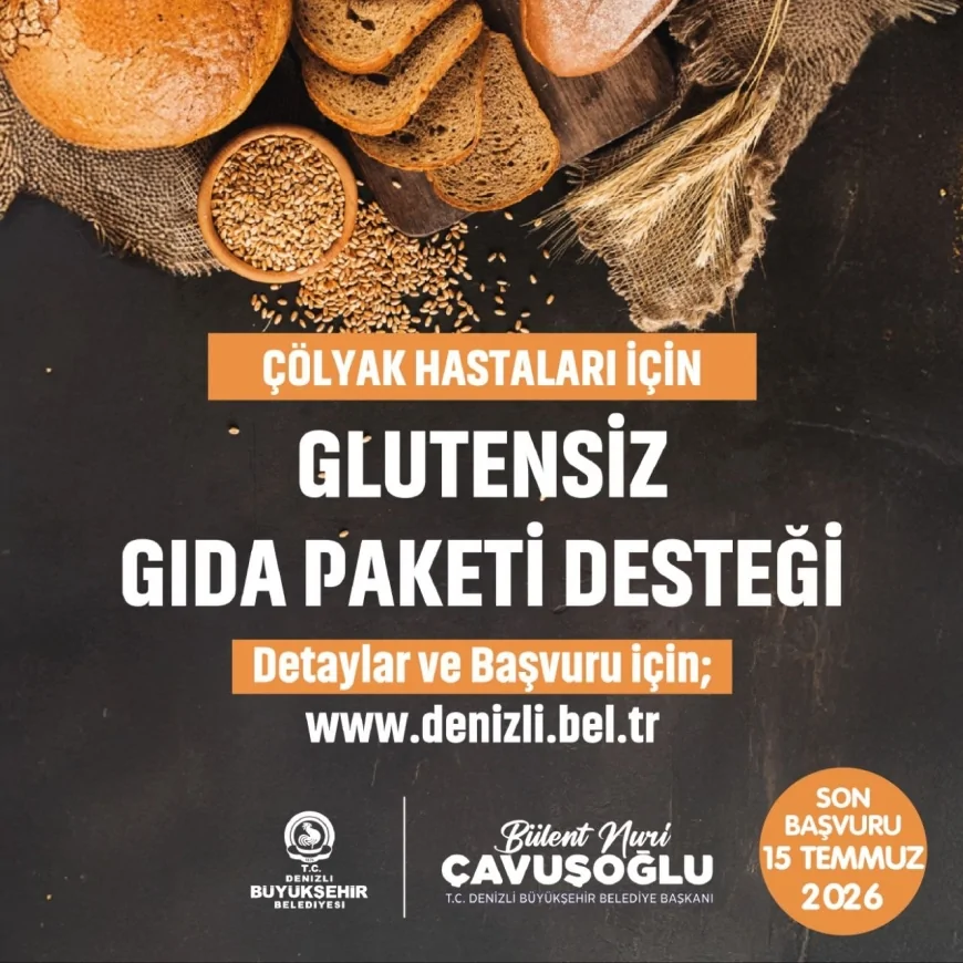 Denizli Büyükşehir Belediye Başkanı Bülent Nuri Çavuşoğlu: “Çölyak hastası hemşehrilerimizin yükünü hafifletiyoruz”