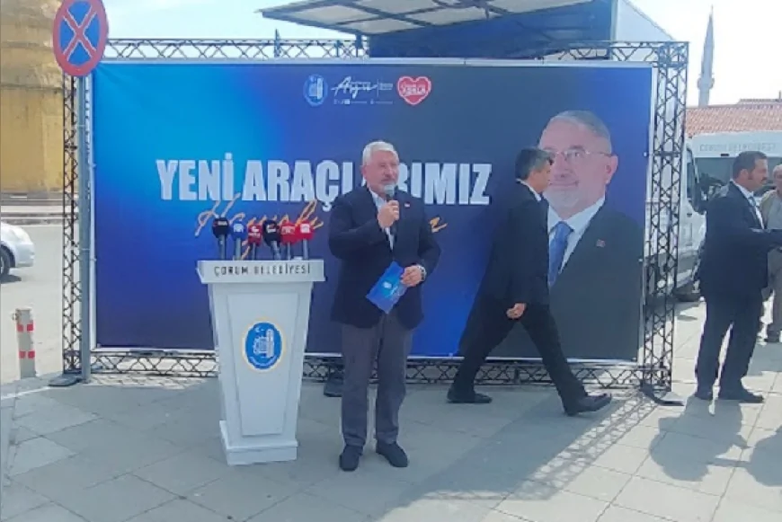Çorum Belediye Başkanı Dr. Halil İbrahim Aşgın: “83 Milyon TL’lik yatırımla araç filomuzu daha da güçlendirdik”