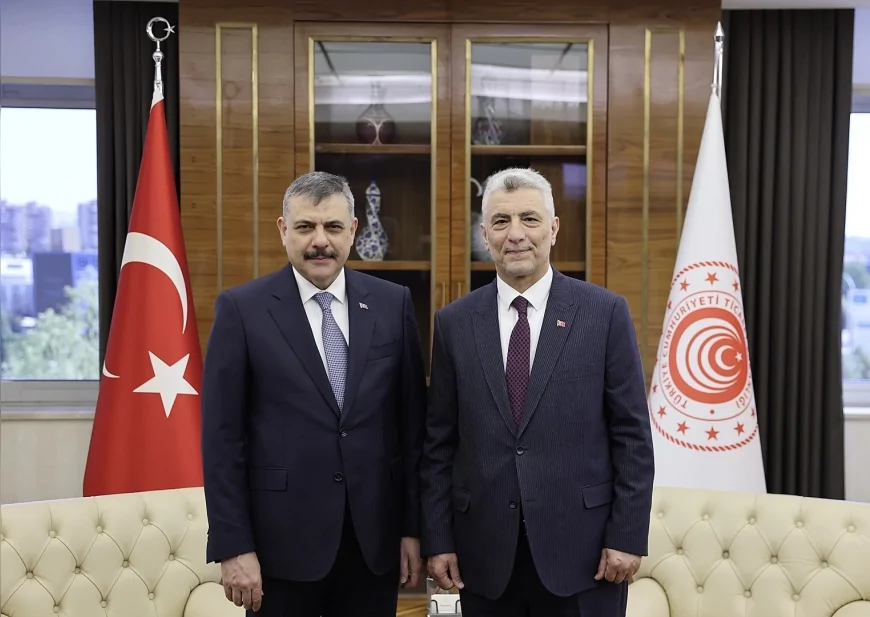 Ticaret Bakanı Prof. Dr. Ömer Bolat, İçişleri Bakanı Mustafa Çiftçi ile kurumlar arası iş birliğini değerlendirdi