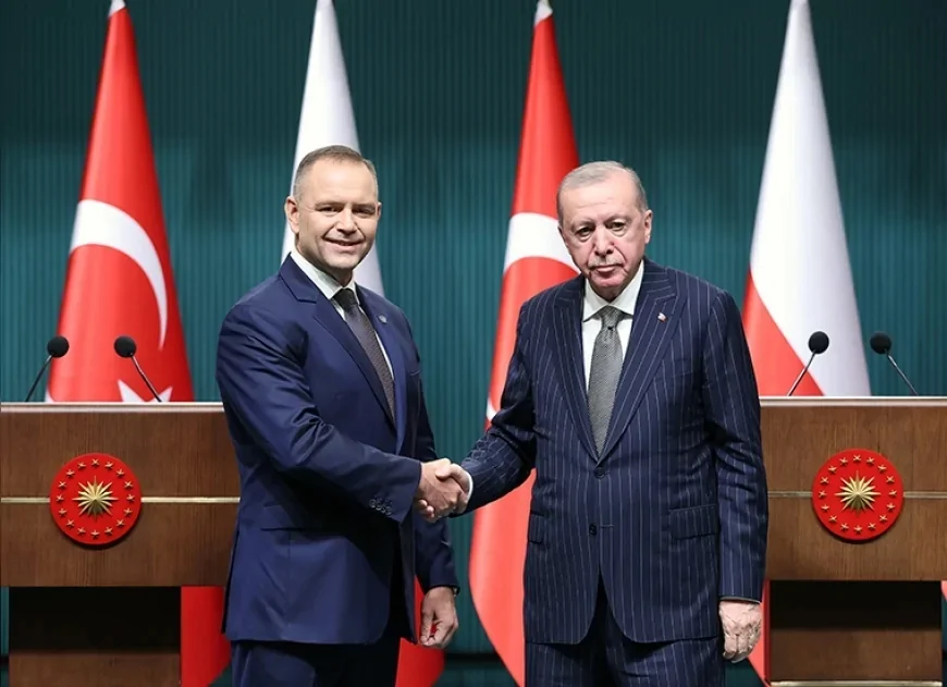 Cumhurbaşkanı Recep Tayyip Erdoğan: “Polonya ile iki NATO müttefiki olarak iş birliğimizi güçlendirmek için çalışıyoruz”