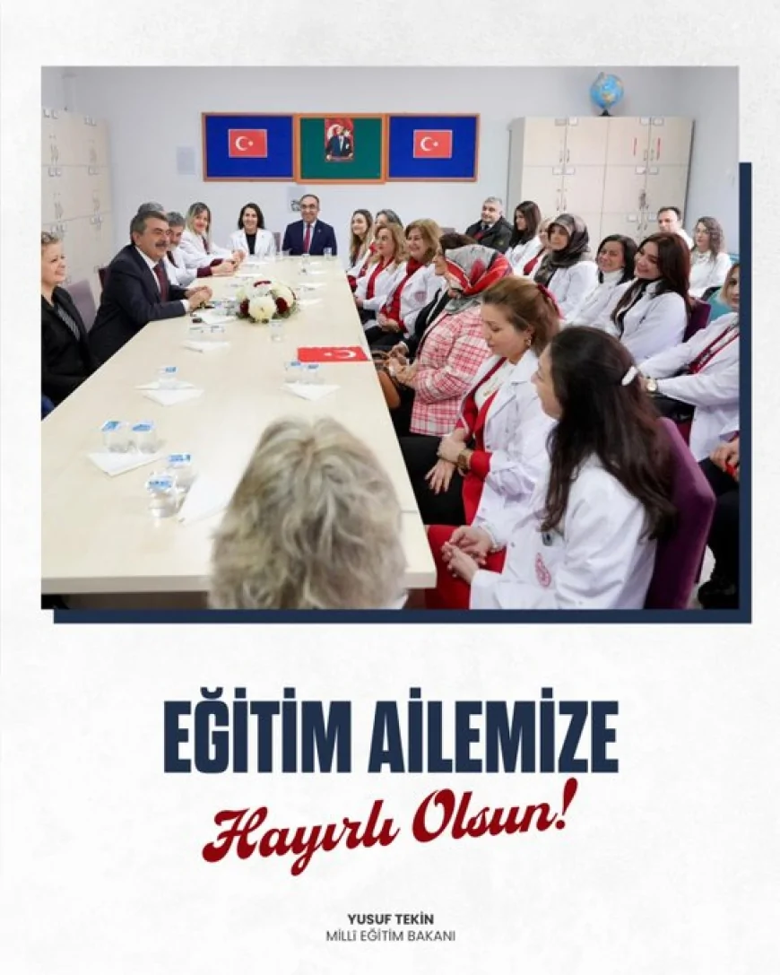Milli Eğitim Bakanı Yusuf Tekin: “Eylül ayında mazerete bağlı yer değişikliği talepleri için ayrı duyuru yayımlanacak”