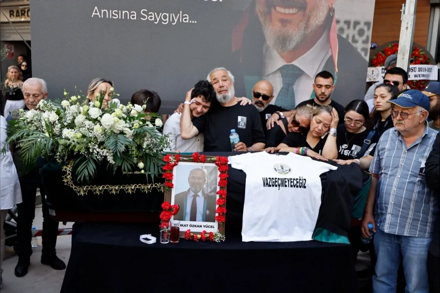 İzmir Büyükşehir Belediye Başkanı Dr. Cemil Tugay, Özkan Yücel’e Son Görevini Yerine Getirdi