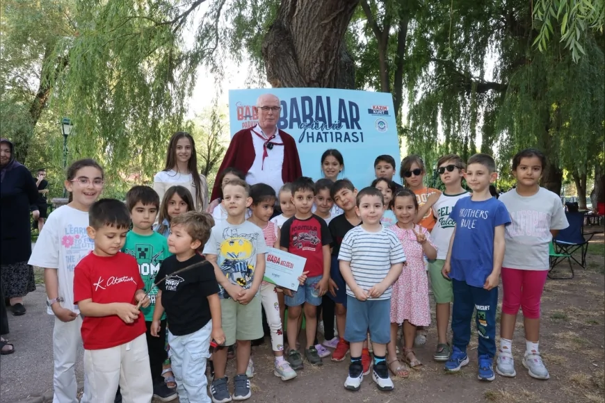“Süper Babalar” Kanlıkavak Parkı’nda Yarıştı: Babalar Günü Renkli Görüntülere Sahne Oldu