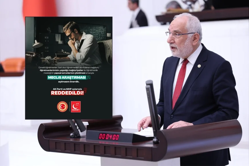 SAMSUN MİLLETVEKİLİ MEHMET KARAMAN: “ÖĞRETMENLERİN HAKLARI VE LİYAKAT SİSTEMİ İÇİN MECLİS ARAŞTIRMASI ŞART”