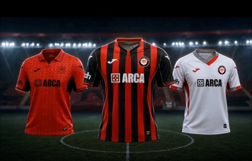 ARCA Çorum Futbol Kulübü Yeni Sezonda Joma ile Anlaştı Forma Tasarımlarında Hitit Mirası Öne Çıktı