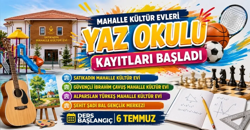 Kahramankazan Belediye Başkanı Selim Çırpanoğlu: “Tüm çocuklarımızı ve gençlerimizi yaz okullarımıza bekliyoruz”
