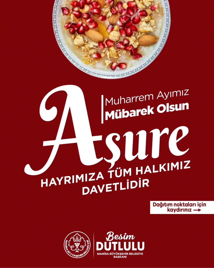 Manisa Büyükşehir Belediyesi 18 Bin 500 Kişilik Aşure İkramı Programını Başlattı