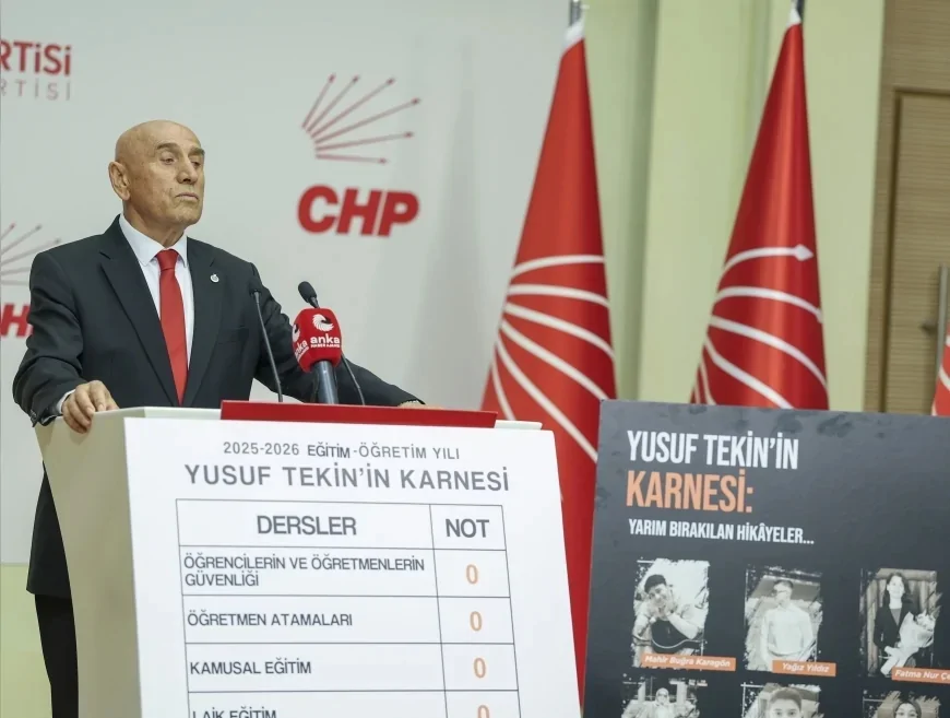 CHP Genel Başkan Yardımcısı Yıldırım Kaya: “Yusuf Tekin’in 2025-2026 Eğitim Öğretim Yılı Karnesi Başarısızdır”