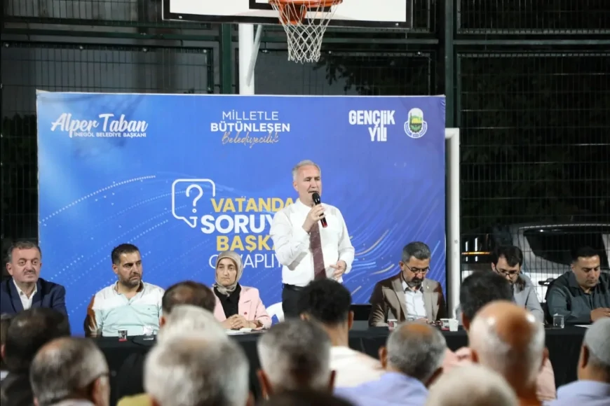 İNEGÖL BELEDİYE BAŞKANI ALPER TABAN: “NİHAYET İTİBARİYLE ÇÖZÜM İÇİN BURADAYIZ, BİZ ÇÖZÜM MAKAMIYIZ”