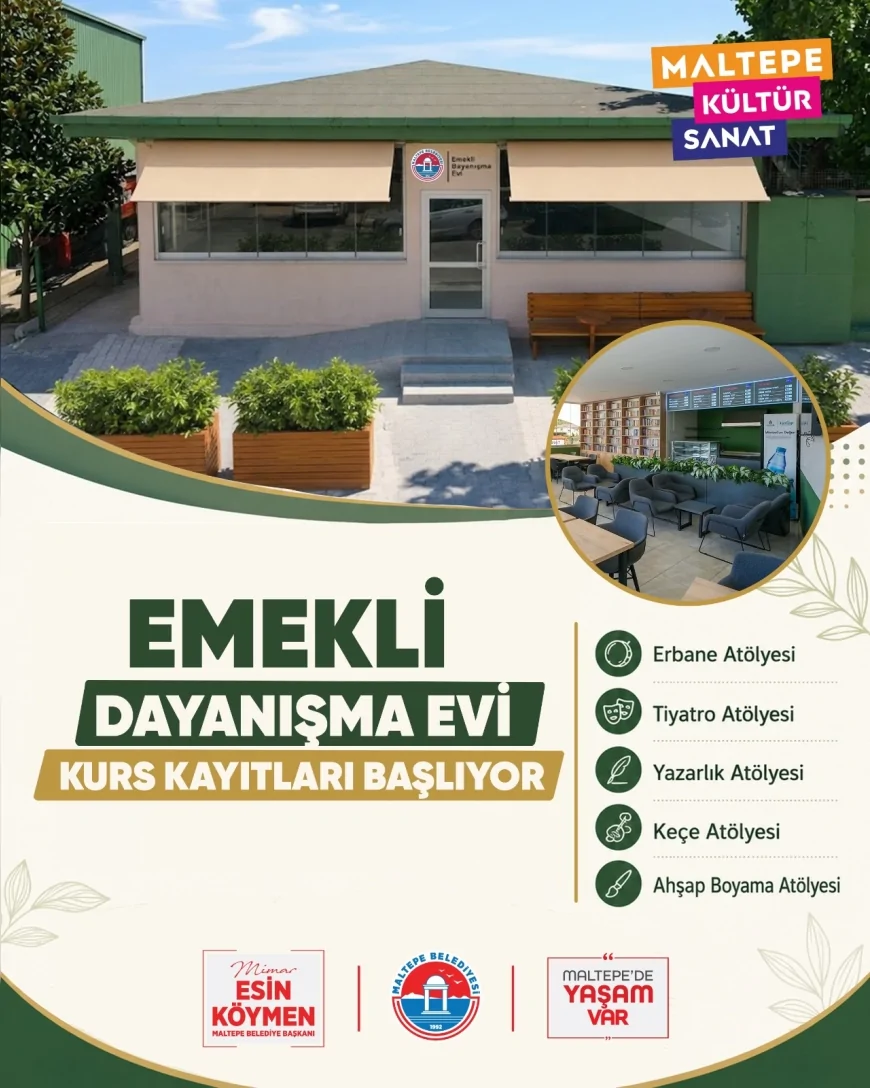 MALTEPE BELEDİYE BAŞKANI MİMAR ESİN KÖYMEN: “EMEKLİLERİMİZİN YAŞAMIN İÇİNDE AKTİF VE ÜRETEN BİREYLER OLMASINI ÖNEMSİYORUZ”