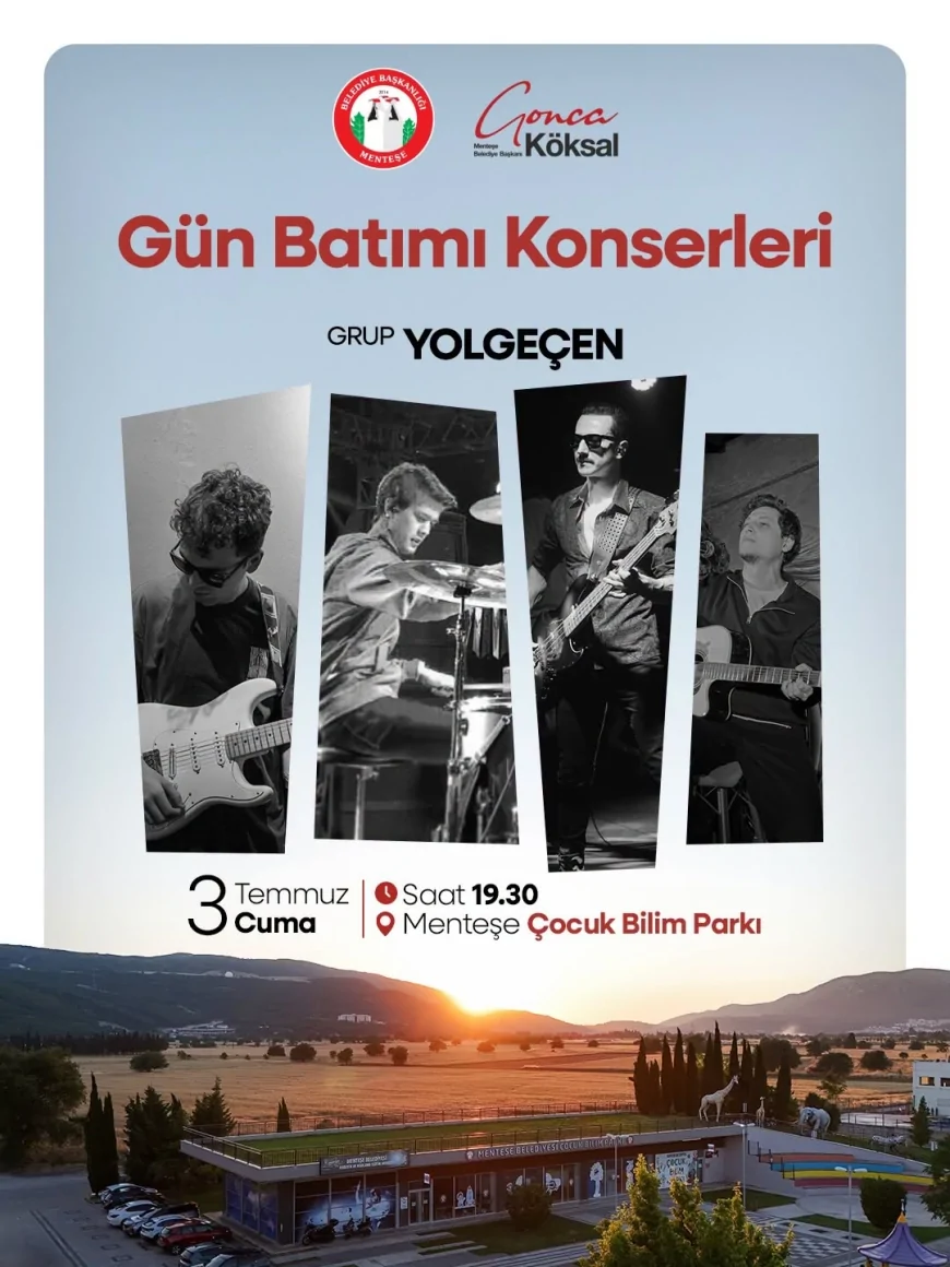 MENTEŞE BELEDİYESİ YAZ SEZONUNU GÜN BATIMI KONSERLERİYLE KARŞILIYOR