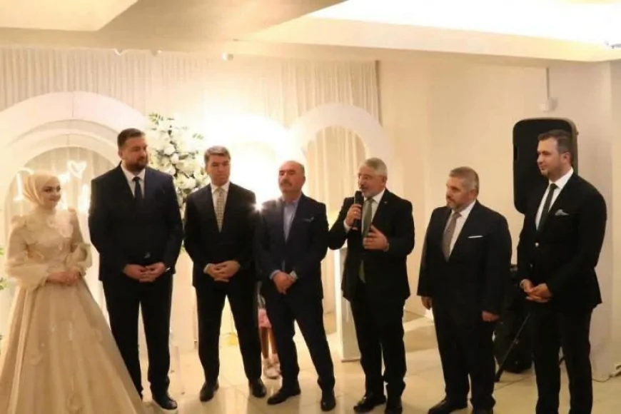 Çorum Belediye Başkanı Dr. Halil İbrahim Aşgın'ın oğlu Muhammed Emin Aşgın ile Rümeysa Kocur nişanlandı