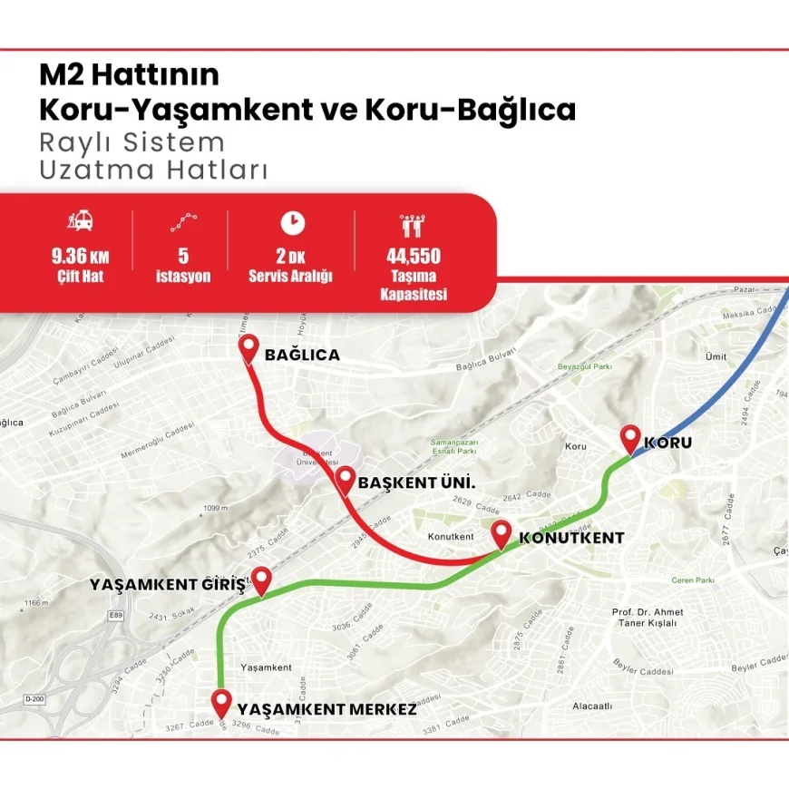 Ankara Büyükşehir Belediye Başkanı Mansur Yavaş: “Koru–Yaşamkent ve Koru–Bağlıca Metro Uzatma Hattı için temmuz ayında yapım ihalesine çıkıyoruz”