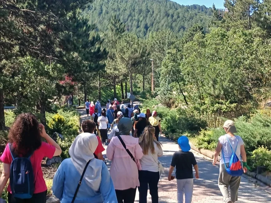 Bahçelievler Kadın Kültür Merkezi Kadınları Sıklık Tabiat Parkı'nda Doğa Yürüyüşü ve Egzersiz Etkinliğinde Buluşturdu