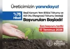 MANİSA BÜYÜKŞEHİR BELEDİYESİ TARIMSAL ÜRETİM DESTEK BAŞVURULARININ SÜRESİNİ 17 TEMMUZ 2026’YA UZATTI
