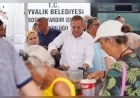 Ayvalık Belediye Başkanı Mesut Ergin: “Aynı kazan etrafında buluşmamız dayanışma ruhunun en güzel örneklerinden biridir”