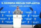 İÇİŞLERİ BAKANI MUSTAFA ÇİFTÇİ AK PARTİ BAYBURT İL DANIŞMA MECLİSİ TOPLANTISINDA TÜRKİYE YÜZYILI VE TEŞKİLAT VURGUSU YAPTI