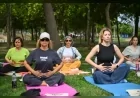 Bornova’da Kadınlar Aşık Veysel Rekreasyon Alanı’nda Yoga ve Meditasyon Etkinliğinde Buluştu