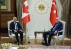 Cumhurbaşkanı Recep Tayyip Erdoğan NATO Ankara Zirvesi kapsamında Kanada Başbakanı Mark Carney'i Cumhurbaşkanlığı Külliyesi'nde kabul etti