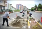 Giresun Belediyesi saha ekipleri altyapıdan yeşil alanlara kadar kentin dört bir yanında çalışmalarını sürdürüyor