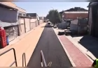 Tepebaşı Belediyesi, Baksan Sanayi Sitesi'nde altyapı çalışmalarının ardından sıcak asfalt serimine başladı.