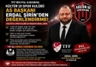 Kültür 19 Spor Kulübü As Başkanı Erdal Şirin: “PGL’ye geçişi olumlu karşılıyoruz ancak mali yük amatör kulüpler için ciddi bir sorumluluk oluşturuyor”