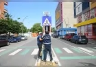 Giresun Belediyesi yaya geçitlerinde güvenliği artırmak için çizgi yenileme çalışmalarını sürdürüyor