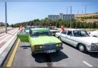 Malatya'da Klasik Mercedes tutkunları 85 araçla buluştu