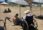 Narlıdere Belediyesi özel gereksinimli bireyler ve çocukları erişilebilir etkinlikle denizle buluşturdu