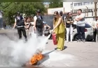 Keçiören Belediyesi personeline afet farkındalığı ve yangınla mücadele eğitimi verildi