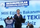 Bursa Büyükşehir Belediyesi Başkan Vekili Şahin Biba: “Bursa ve Erzurum iki manevi kaledir”