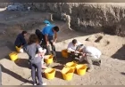 Eskişehir Büyükşehir Belediyesi Küllüoba Arkeoloji Kampı'nda genç gönüllüler tarihi kazıları yerinde deneyimledi