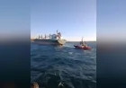Çanakkale Boğazı'nda Makine Arızası Nedeniyle Karaya Oturan Yük Gemisi Sonrası Gemi Trafiği Çift Yönlü Olarak Durduruldu