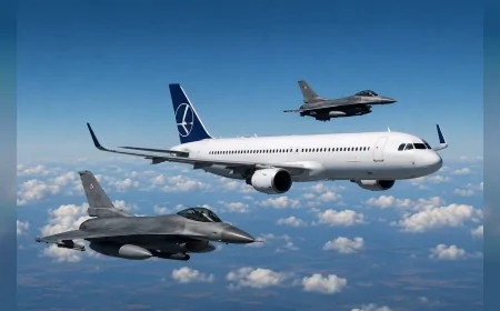 Milli Savunma Bakanlığı Türk hava sahasında 7500 kodu veren LOT uçağına F-16 savaş uçaklarıyla refakat edildiğini açıkladı