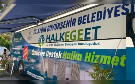 Aydın Büyükşehir Belediye Başkanı Özlem Çerçioğlu’nun Mobil Halk Ege Et hizmeti Atça’da vatandaşlardan yoğun ilgi gördü