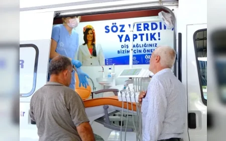 Aydın Büyükşehir Belediye Başkanı Özlem Çerçioğlu: “Mobil Ağız ve Diş Sağlığı Kliniklerimiz her gün farklı ilçelerde ve mahallelerde vatandaşlarımızla buluşmaya devam ediyor”