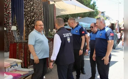GİRESUN BELEDİYESİ ZABITA EKİPLERİ AKSU PAZAR YERİNDE KAPSAMLI DENETİM GERÇEKLEŞTİRDİ