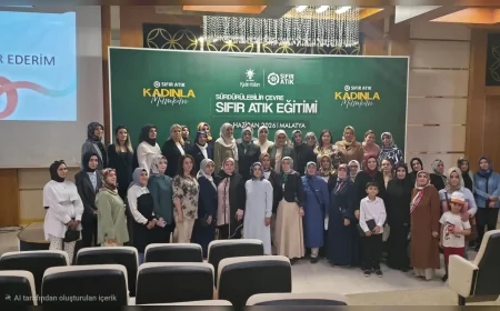 AK Parti Malatya İl Kadın Kolları Sürdürülebilir Çevre ve Sıfır Atık Eğitimi ile Çevre Bilincini Güçlendirdi