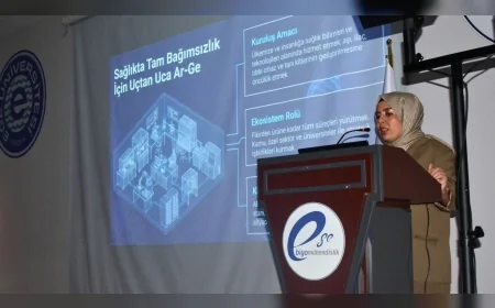 Ege Üniversitesinde gerçekleştirilen TÜYZE Çalışma Toplantısında sağlıkta yapay zekâ vizyonu ve yerli teknoloji projeleri tanıtıldı!