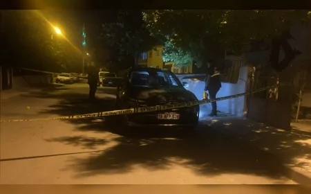 Çorum'da Tüfekle Rastgele Ateş Açan Şüpheli Babasına Ait Otomobilin Camlarını Kırdı