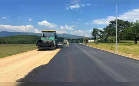 Bursa Büyükşehir Belediyesi Keles Kocayayla İç Yolunda Asfalt Çalışmasını Tamamladı Ulaşım Konforu Arttı