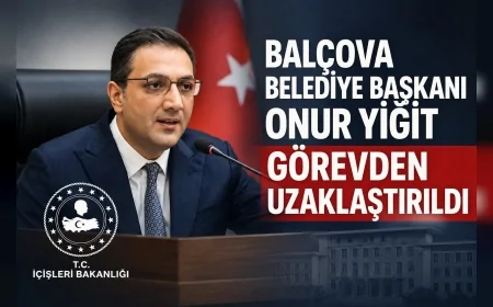 İçişleri Bakanlığı Balçova Belediye Başkanı Onur Yiğit'i geçici tedbir kapsamında görevden uzaklaştırdı