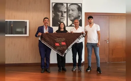 Aydın Büyükşehir Belediye Başkanı Özlem Çerçioğlu, Çine'nin Akçaova ve Altınabat Mahallesi muhtarlarını ağırladı!