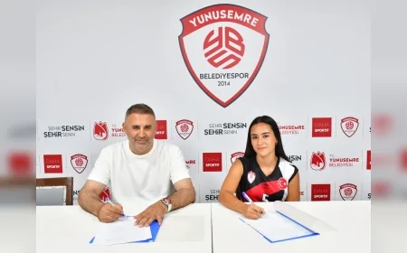 Yunusemre Belediyespor, genç libero Ecem Hatun Özpolat'ı kadrosuna kattı