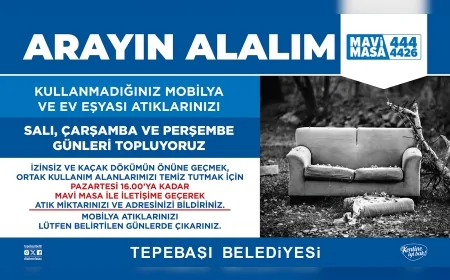 Tepebaşı Belediyesi Kullanılmayan Mobilya Atıklarını Adresten Toplayarak Çevre Kirliliğinin Önüne Geçiyor