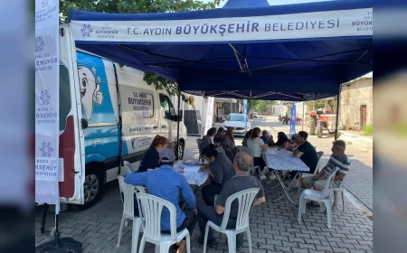 Aydın Büyükşehir Belediye Başkanı Özlem Çerçioğlu’nun Mobil Ağız ve Diş Sağlığı Klinikleri 5 İlçede Kırsal Mahallelerde Vatandaşlarla Buluştu