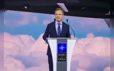 İsveç Başbakanı Ulf Kristersson: “GlobalEye NATO’nun caydırıcılık ve savunma kapasitesini güçlendirecek”